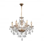 Люстра подвесная Lumion Alissa 8376/6 золото/прозрачный, металл/хрусталь E14 6*40W 220V
