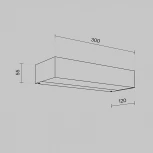 Уличный настенный светильник  Maytoni Lot O428WL-L10GF3K (LED, 220V, IP65)