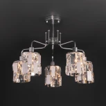 Потолочная люстра Eurosvet Scoppio 10101/5 хром/прозрачный хрусталь Strotskis (220V)