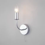Бра Eurosvet Santi 60139/1 хром (220V, выключатель, свеча)