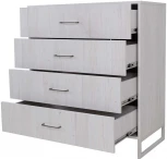 Комод Ивару ВИРТОН-31, Винтерберг / Белый