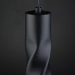 Подвесной светильник Eurosvet Scroll 50136/1 LED черный (220V, на проводе)