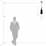 Подвесной светильник Lightstar Volare 804010 (220V, на проводе, ваза)