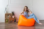 Надувное кресло Dreambag AirPuf Оранжевое 5801300