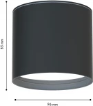 Потолочный светильник уличный Favourite Fantum 4663-1U (220V, круглые, IP54)