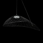 Подвесной светильник Loft It Tressage 10127/760 Black (LED, 220V, на тросе, листья, плетеные)