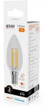 Лампочка светодиодная филаментная Gauss Filament Elementary 32112 Свеча 12W 730lm 2700К Е14 LED