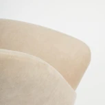 Кресло MELODY молочный (флок)