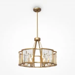 Потолочная люстра на штанге Maytoni Solar MOD087PL-06G (220V, свеча, круглые)