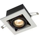 Встраиваемый светильник Metal Modern GU10 1x50Вт Maytoni Technical DL008-2-01-W (220V)