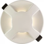 Встраиваемая подсветка ступеней лестницы светодиодная AM Group AM23 AM237 WH 3W (220V, круглые)