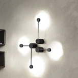 Бра Via Pin Wall Injection L41,5+29,5 Black ImperiumLoft Dots01 (193145-26)