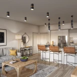 Светильник потолочный Feron ML186 Barrel ZEN 48639 MR16 GU10 35W чёрный, золото (220V, круглые)