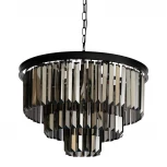 Подвесная люстра каскадная Loft IT Prism 10018/500C (220V, хрусталь, на цепи)