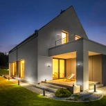 Наземный светильник Elektrostandard 1531 TECHNO LED черный (220V, круглые, IP65)