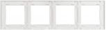 Рамка стеклянная FRM-GLARE-GS-4-WH (Arlight) 043802