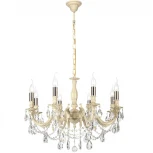 Подвесная люстра Lucia Tucci Firenze 141.8 cream white (220V, на цепи, подсвечник, свеча)