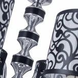 Подвесная люстра Arte Milano Florentia-4957 304957/6 Bk/Ni (220V, на цепи)