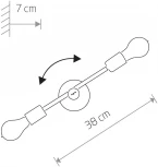 Бра Nowodvorski Sticks 9077