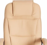 Кресло BERGAMO хром (22) кож/зам, бежевый, 36-34 Tetchair 19366