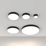 Потолочный светильник круглый Maytoni Zon C032CL-12W4K-RD-B (LED, 220V, круглые)