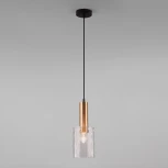 Подвесной светильник Eurosvet Asti 50177/1 черный/бронза