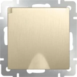 Розетка влагозащ. с зазем. с защит. крышкой и шторками (шампань рифленый) Werkel W1171210 (a051416)