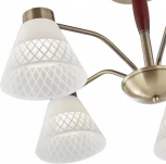 Потолочная люстра на штанге Arte Milano Napoli-6350 336350/8 AB (220V)