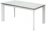 Стол CREMONA 180 KL-99 Белый мрамор матовый, итальянская керамика / каркас M-City 614М04877
