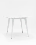 Стол обеденный Stool Group Ричмонд 100*100 белый стеклянный УТ000002666