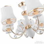 Подвесная люстра Arte Milano Florentia-1097 301097/6 Wh/Gd (220V, на цепи)