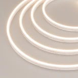 Светодиодная лента герметичная МУНLIGHT-SIDE-A120-06x12mm 24V Warm2300 (9.6 W/m, IP65, 5m, wire x2) (Arlight, Силикон) 041037