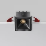 Встраиваемый светильник Maytoni Alfa LED DL043-01-10W3K-SQ-B-1 (220V)