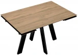Стол DikLine DM120 Дуб галифакс,опоры черные