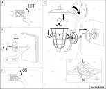 Настенный фонарь уличный Eglo Pulfero 94834