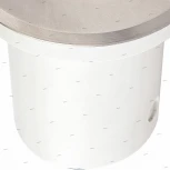 Светильник тротуарный светодиодный Horoz Safir, 1 лампа, белый с никелем и прозрачным