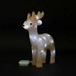 Светодиодный Олень на Батарейках 34см Белый, 24 LED, IP54 Laitcom 9490909