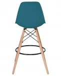 Стул барный DSW BAR (ножки светлый бук, цвет сиденья морской волны (G-05))