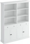 Стеллаж Caprio двойной с ящиками 2 ОГОГО (арт.434249), (ЛДСП/Белый)