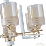 Подвесная люстра Arte Milano Florentia-6087 306087/8 Wh/Gd (220V, на цепи)