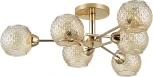 Люстра потолочная на штанге Sally 1173/6P E27*40W Gold