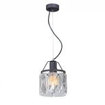 Подвесной светильник Vitaluce V5289-1/1S (220V, хрусталь, на тросе, круглые)