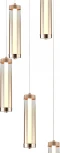 Подвесной светильник (11061/5P Gold) Indigo Rilucente V000151L (LED, 220V, на проводе, круглые)