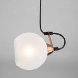 Подвесной светильник Eurosvet Bounce 50175/1 черный (220V, на проводе, шар)