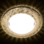 Встраиваемый точечный светильник Ambrella Gx53 Led G303 CL/WW (220V)