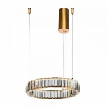 Подвесная люстра Divinare Renata 1135/17 SP-25 (LED, 220V, хрусталь, на тросе, кольцо)