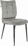 Стул для кухни Бюрократ KF-4 серый Light 19 металл черный на ножках (KF-4/LT19)