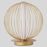 Настольная лампа Crystal Lux SYNC LG18W LED GOLD (220V, выключатель, шар)