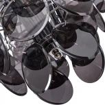 Подвесная люстра каскадная Divinare Chloe 7566/02 SP-8 (220V, хрусталь, на цепи)