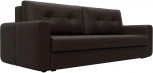 Диван прямой Лига-031 (Коричневый/Экокожа) Лига Диванов арт.121276